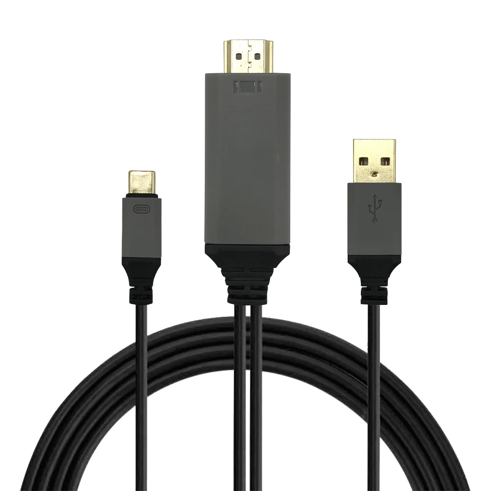 Для Macbook New Pro 13 15 USB C переходник Type в HDMI 4K 30Hz UHD Graphics Video Extender 3 1 Smart Power Charge|usb-c type-c|usb