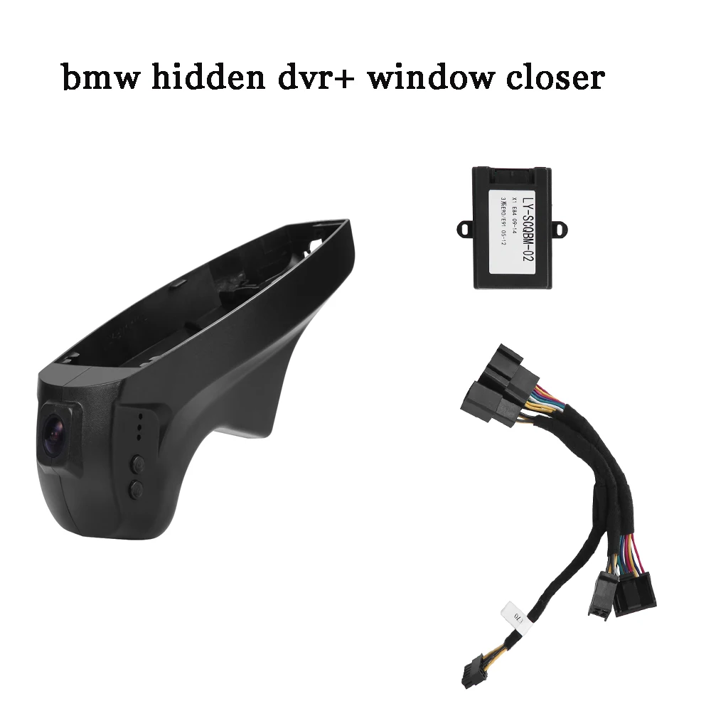 Камера заднего вида PLUSOBD Wifi HD DVR со скрытым видео регистратором OBD2 для BMW X1 E90 E91 E84 E87