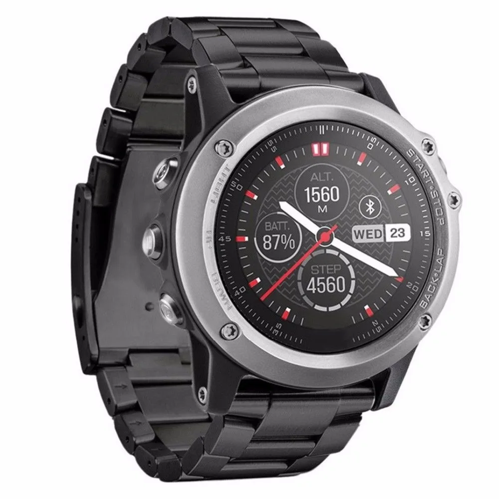 26 мм ремешок для часов из нержавеющей стали Garmin Fenix 3/HR смарт 5 с инструментом