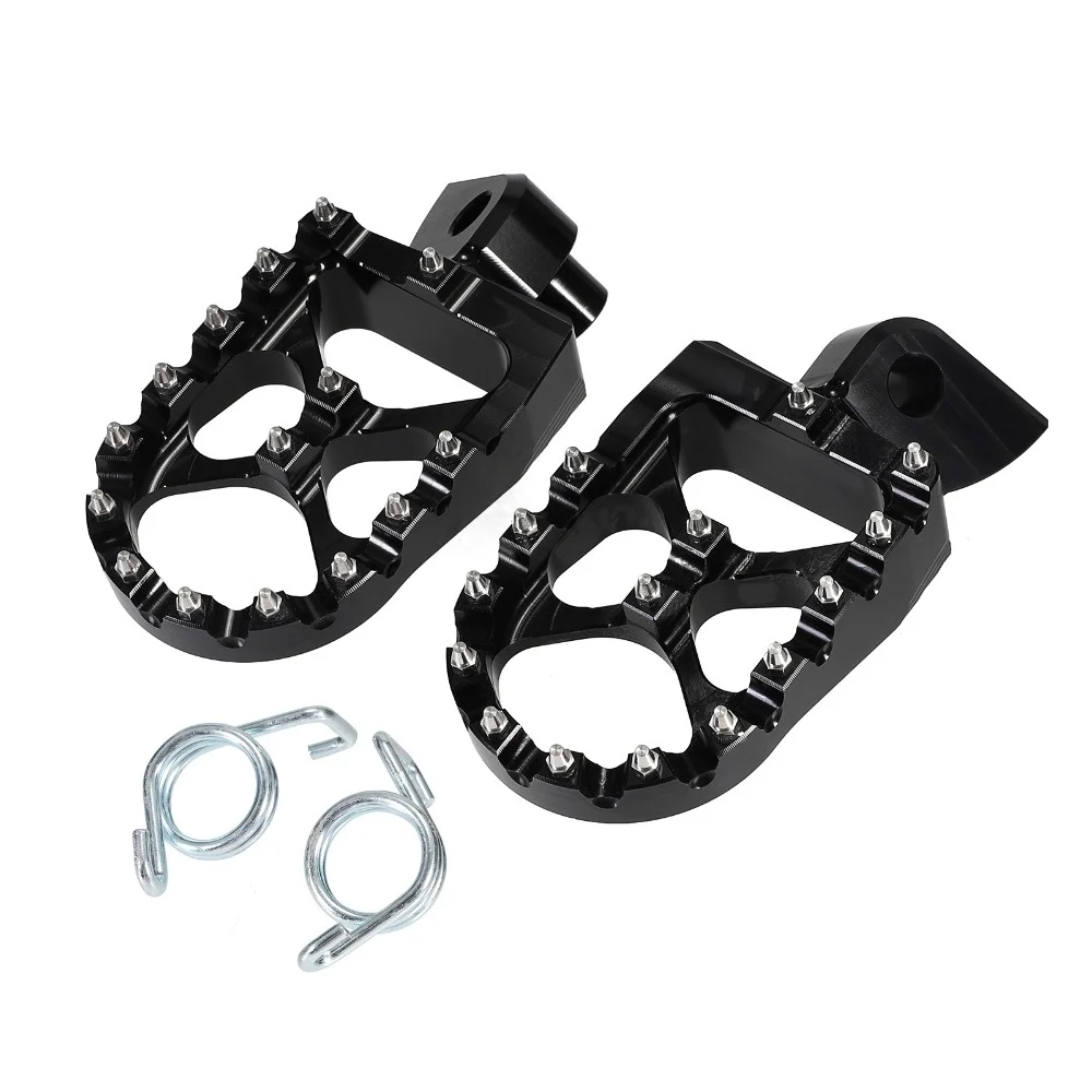 Мотоциклетные подножки CNC алюминиевые задние широкие подножки педали MX для KTM 250sx EXC 300 400 450 SX-F SMR 540 SX50 65 85 D49