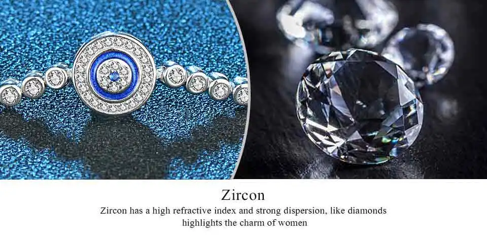 Роскошный бренд, Теннисный Браслет от сглаза, хип-хоп браслеты из серебра 925 пробы для женщин, бусины из синего камня, мужские ювелирные изделия
