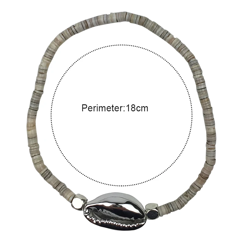 DM Cowry браслеты для женщин Бохо Ювелирные Изделия Эластичный веревочный браслет