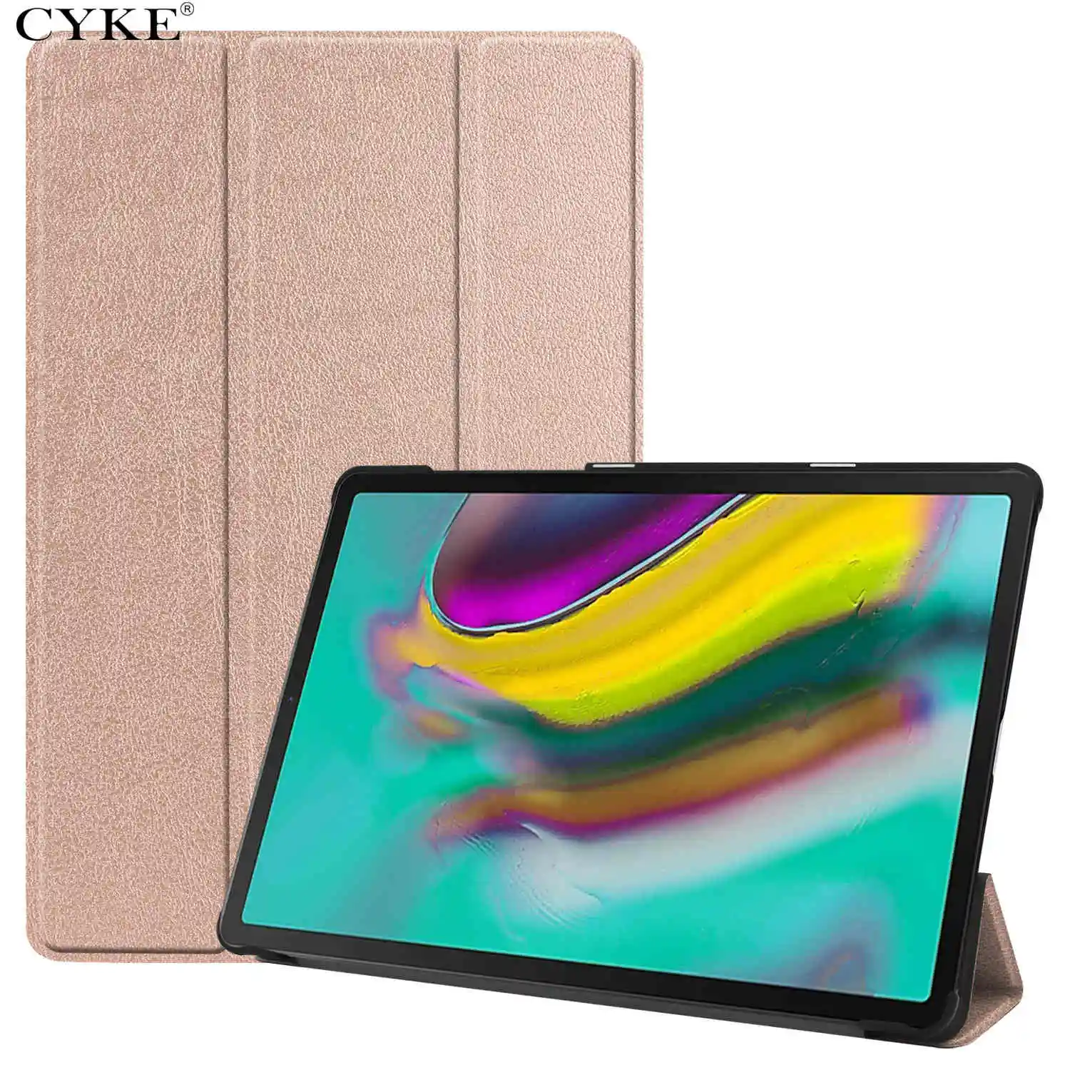T720-Rose gold Ультратонкий Магнитный откидной Чехол-подставка с откидной крышкой для samsung Galaxy Tab S5E 10,5 SM-T720 T725 смарт-крышка для samsung T720 T725 - Цвет: T720-Rose gold
