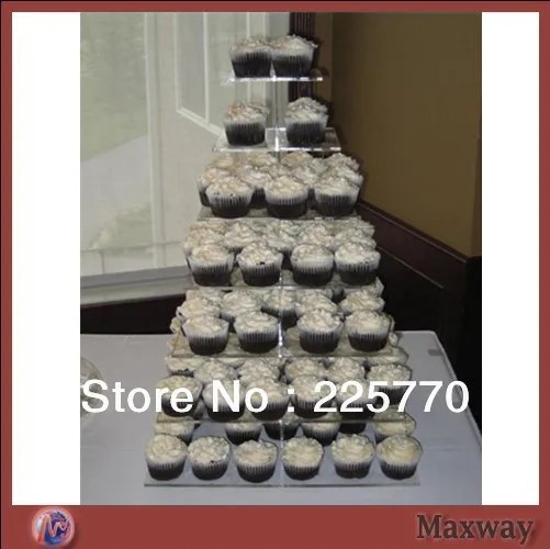 

Free shopping 7 Tier Acrylic wedding Cupcake Stand