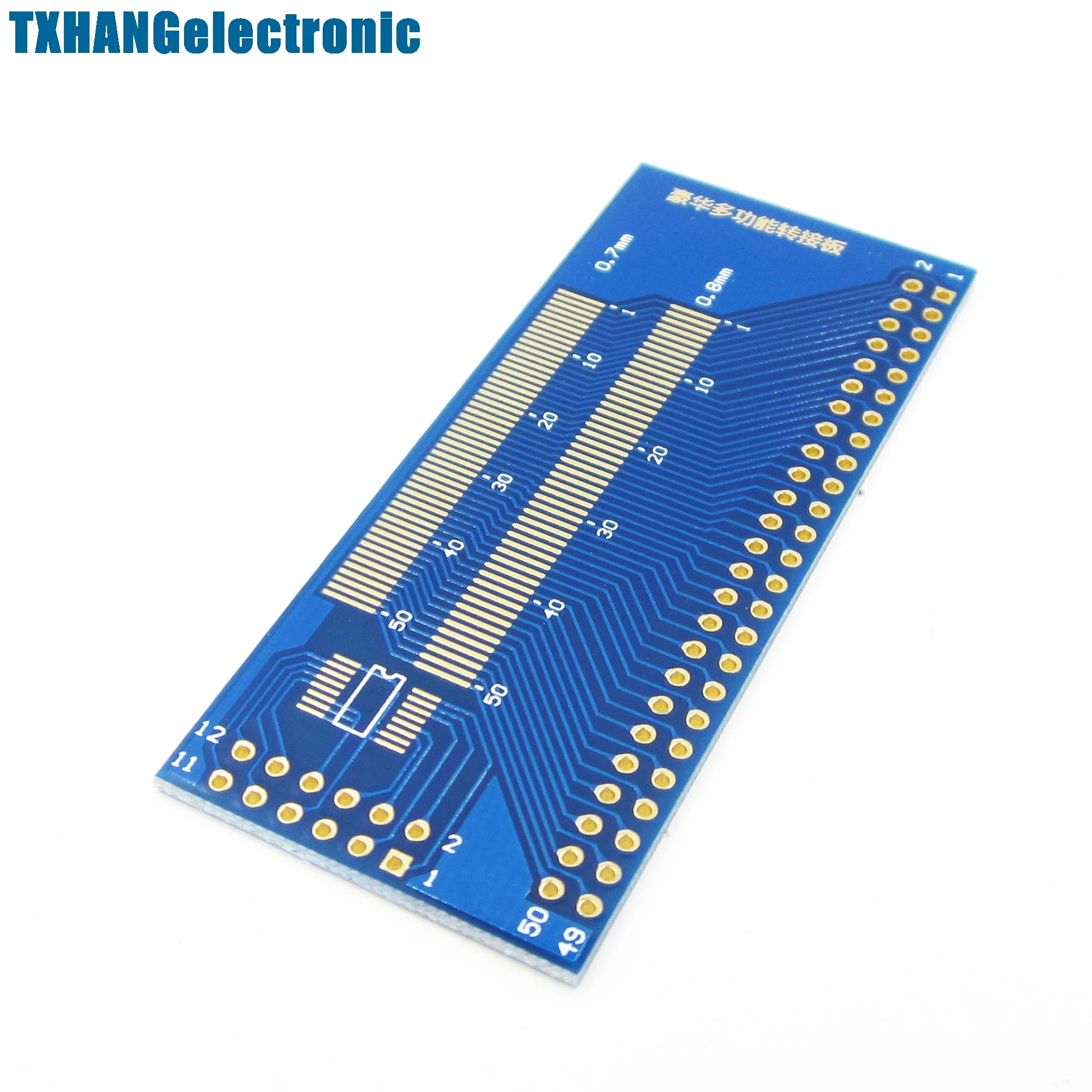 5 шт. 0,5/0,7/0,8/1,0 мм Шаг TFT LCM LCD плата адаптера FPC модуль SMD DIP