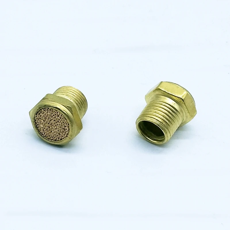 1 lot Pneumatic Muffler 1/8'' 1/4'' 3/8'' 1/2'' 3/4'' Exhaust Silencers Fitting | Parts