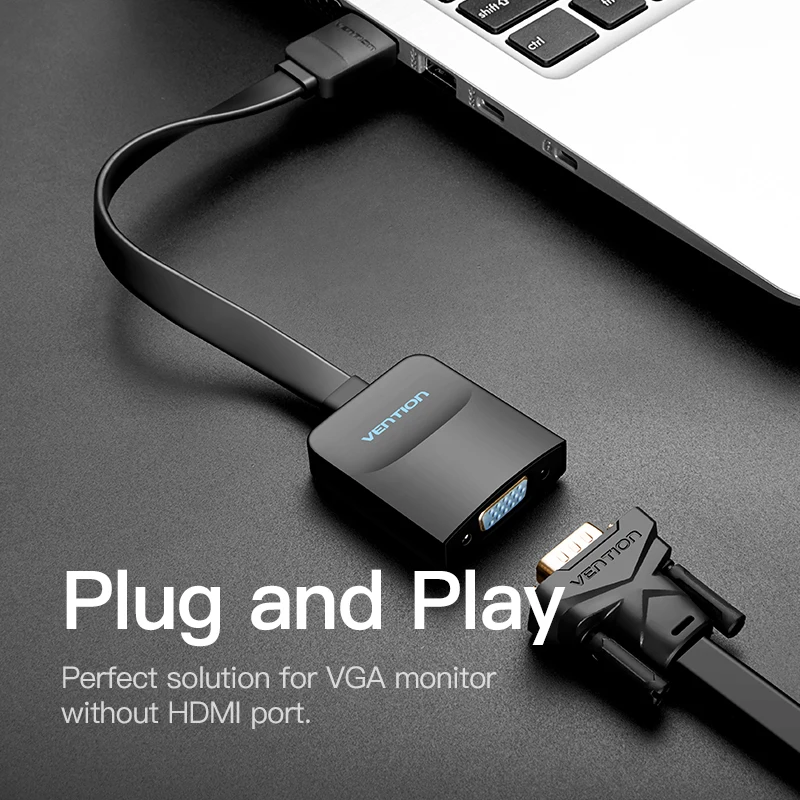 Vention HDMI к VGA адаптер цифро аналоговый аудио видео конвертер кабель 1080 P для Xbox 360 PS3