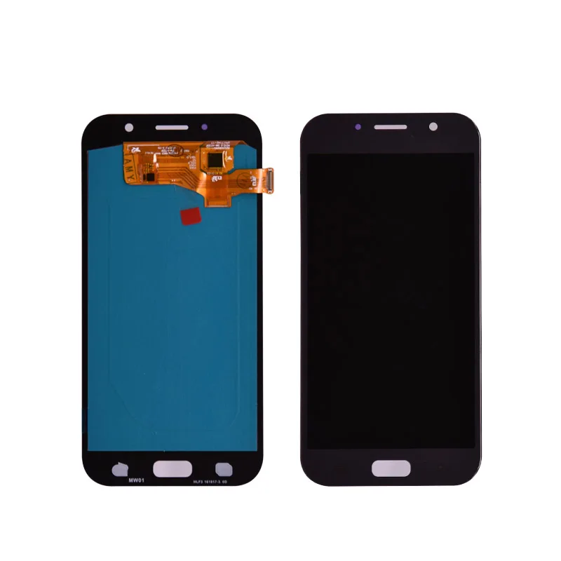 A720 Amoled lcd для Samsung Galaxy A7 2017 A720F дисплей кодирующий преобразователь сенсорного
