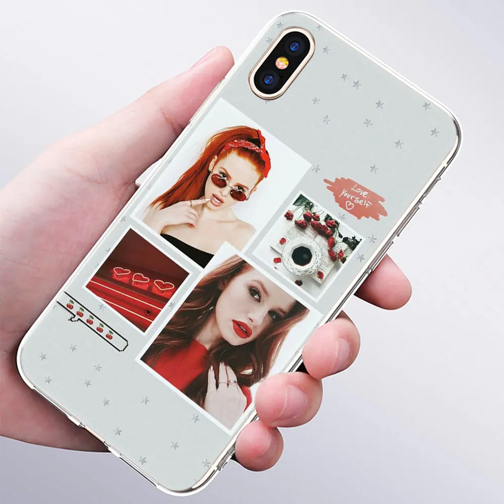 013 Hot Lili Reinhart Riverdale Soft Silicone Fashion Case for Apple iPhone 11 Pro XS MAX XR X 7 8 Plus 6 6s Plus 5 5C 5S SE Cover - Цвет: 013