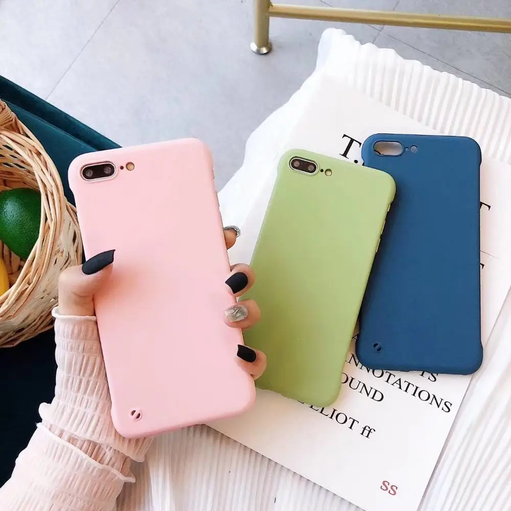 MORINBO сплошной цвет IMD Пара Набор для iPhone XR X XS Max 6 6S 7 8 Plus милые яркие цвета простые