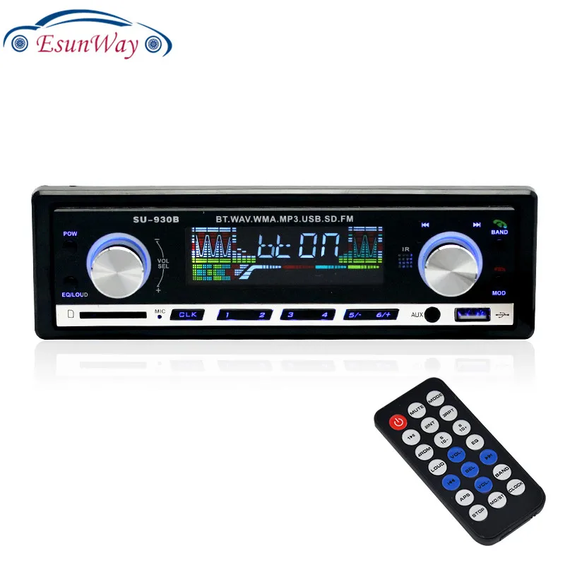 Автомагнитола Fernbedienung 100% оригинал стерео-плеер Bluetooth телефон MP3 FM USB 1 Din для Iphone 12 В