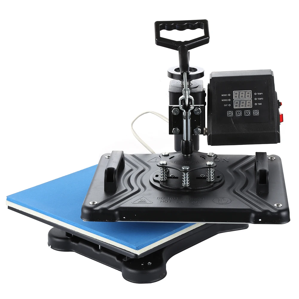 Двойной display12x15 дюймов термопресс машина футболка печать цифровой качели 29x38 см теплопередача сублимационный принтер ткань DIY