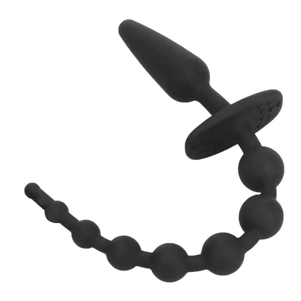 IKOKY двойной головкой анальный шарик хвост Анальная пробка Секс-игрушки для Для