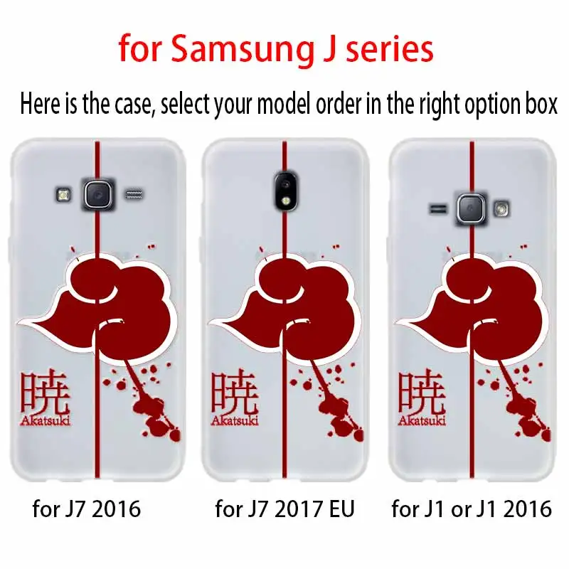 Ботинки в стиле аниме «Naruto Akatsuki дизайн для чехол для телефона samsung Galaxy j6 J8 J7 J5 J3 J4 Plus J610 Prime Мягкий силиконовый чехол