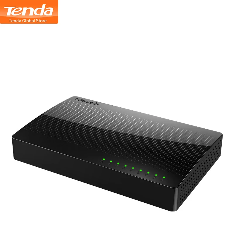 Tenda SG108 8-Port Gigabit Desktop Network Switch Fast Ethernet 10/100/1000Mbps SOHO Switch, Auto MDI/MDIX, Plug and Play