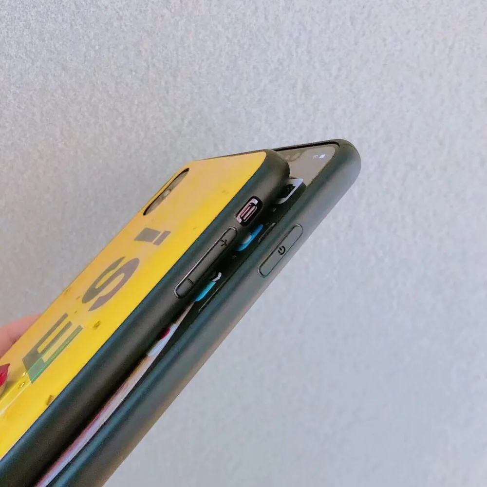 Чехол для телефона iPhone X XS XR XSMax Soft 6s 7 8Plus с лазерной эпоксидной надписью Yes No от Zxtrby.