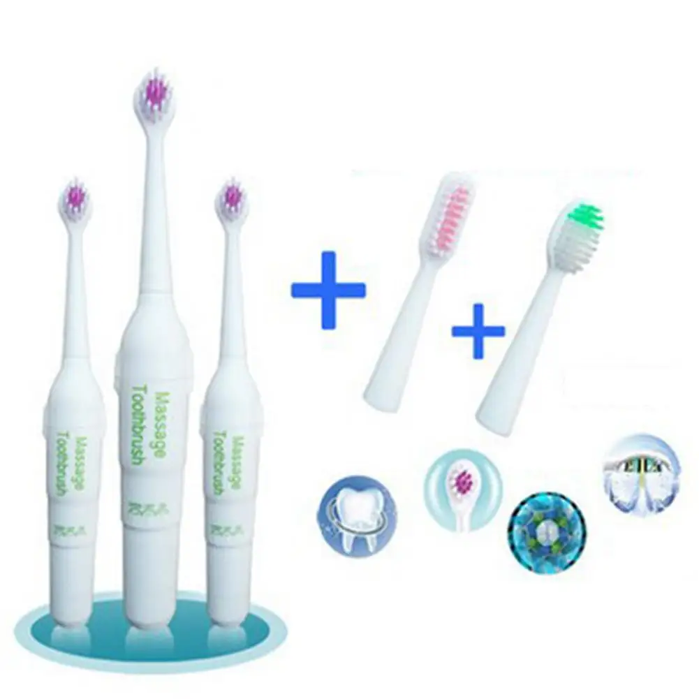 Детская электрическая зубная щетка Adoolla роторная Нескользящая