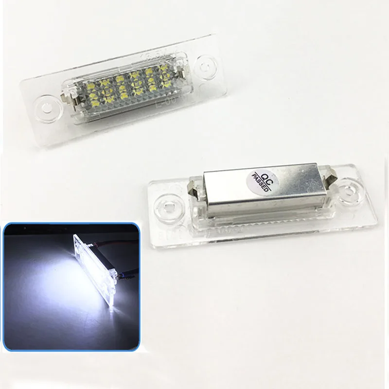 2 шт. 18 светодиодный одов 3528 SMD номерной знак освещение лампа автомобильный