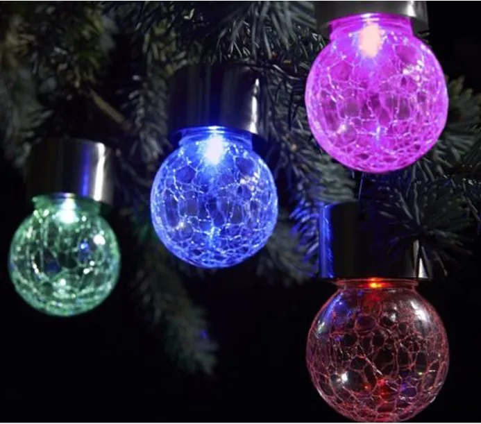 Наружная Солнечная светодиодная Подвесная лампа декоративный разноцветный