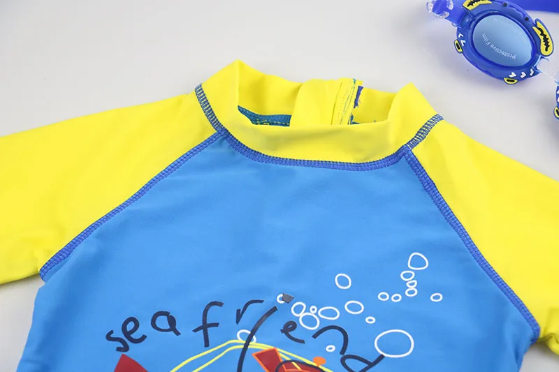 2019 г. летний детский плавательный костюм с изображением рыбы из мультфильма