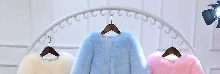 Новое модное зимнее пальто для девочек детская одежда с искусственным мехом однотонная парка с имитацией Детская куртка плотная верхняя одежда для детей W87
