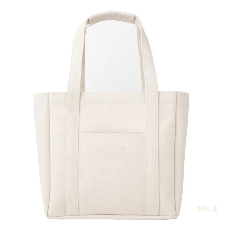 Canvas white Новая белая Экологичная большая посылка высококачественные сумочки холщовые сумки многоразовые хлопковые сумки для покупок большой емкости - Цвет: Canvas white