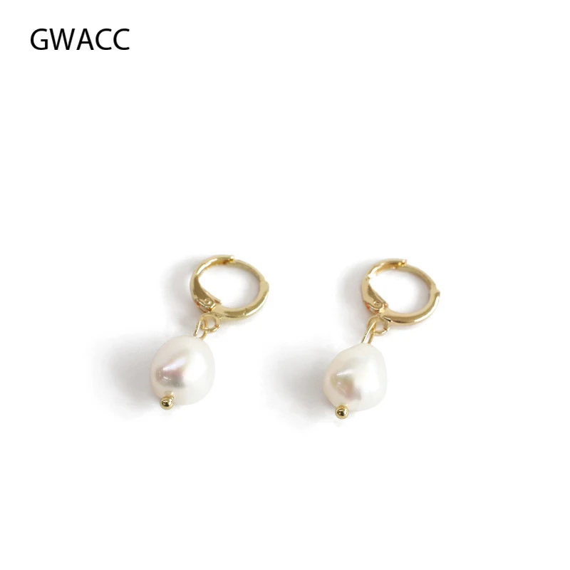 GWACC Изысканная серьга с искусственным жемчугом для женщин серьги пресноводным