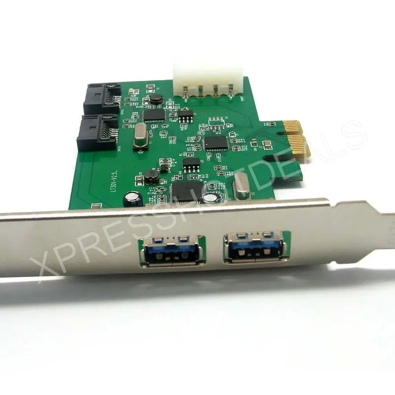 Адаптер PCI E Express 2 SATA III 3 0 и USB 0|sata iii|pci express2 sata |