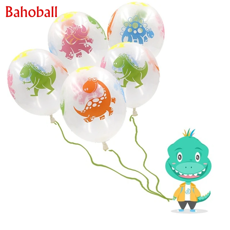 

10 шт., милые латексные воздушные шары в виде динозавра 12 дюймов, для вечерние, детские игрушки, украшение для будущей мамы, товары для дня рож...