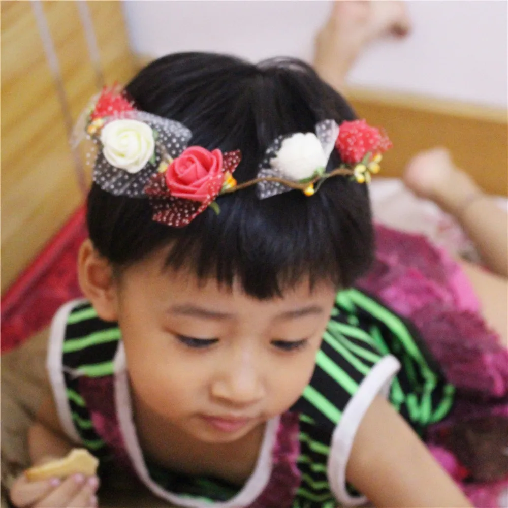 Семейная гирлянда пляжный венок на лоб украшения для волос летний свадебный