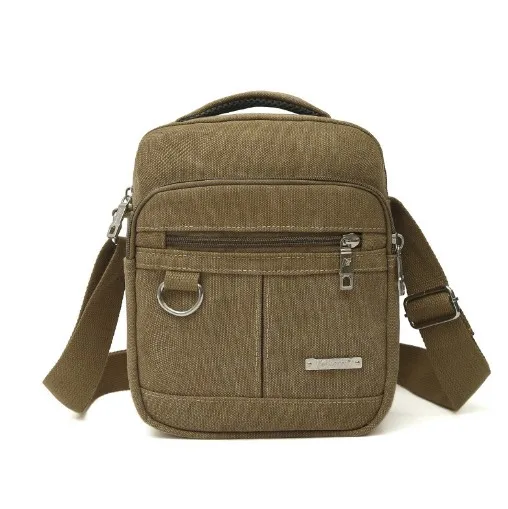 khaki bag Летящие птицы! Мужская сумка на плечо, Холщовая Сумка для мужчин, сумка-мессенджер, повседневные дорожные школьные сумки, мужские сумки-мессенджеры, мужские клатчи - Цвет: khaki bag