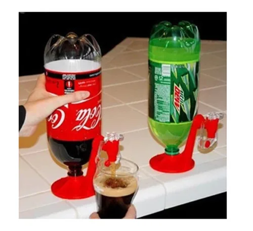 Free shipping ! new Creative drinking fountain Coke bottle upside down hand pressure pump water dispenser|fountain soda|fountainfountain table |