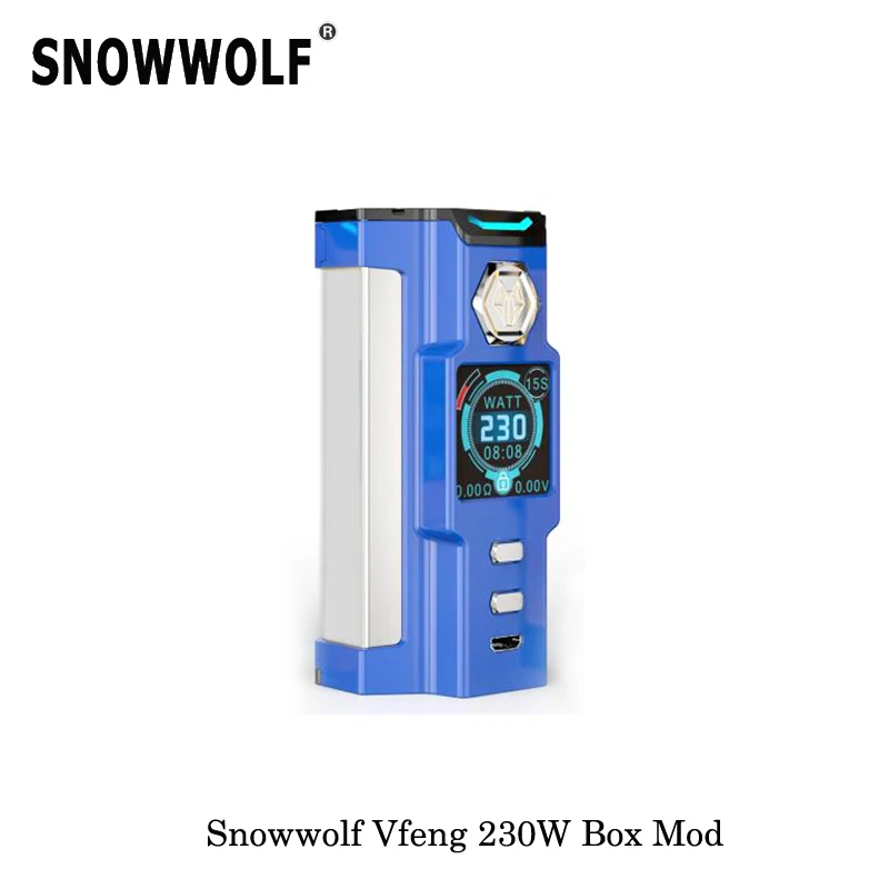230 Вт оригинальные электронные сигареты Sigelei Snowwolf Vfeng Starter Kit Box Mod 510 Threading 2017