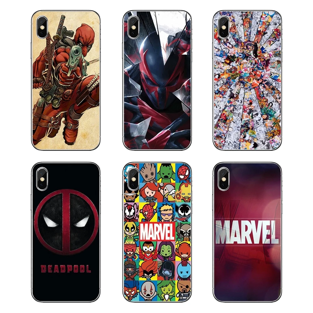 Для Huawei Honor 8 8C 8X9 10 7A 7C mate 20 Lite Pro P Smart Plus мягкие чехлы Мстители из комиксов Marvel