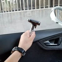 car aluminum alloy safety hammer seat belt cutter window broke life saving hammer tungsten steel hammer tip car accessories