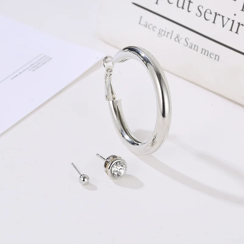 Комплект из трех предметов для девочек серьги в европейском и американском