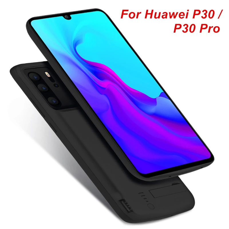 Для Huawei P30 чехол для батареи умный ПК ABS подставка телефона зарядное устройство