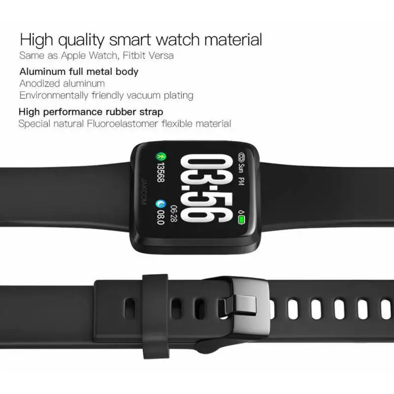 JAKCOM H1 Смарт часы для здоровья Bluetooth Смарт-браслет IP68 водонепроницаемый пылезащитный Поддержка Язык изменение функции приложения