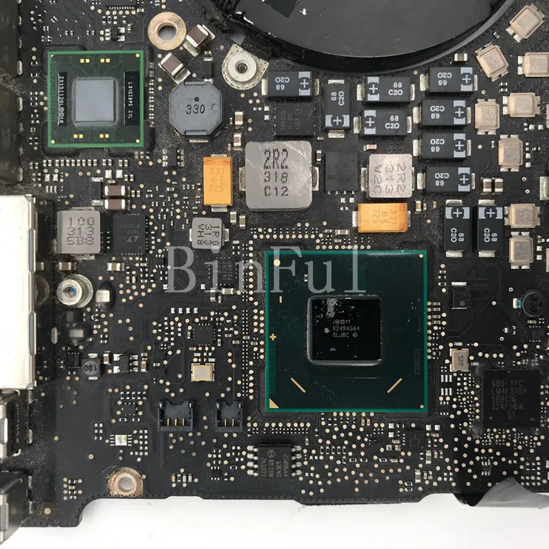 Материнская плата для ноутбука A1286 820-3330-B с SR0MP I7-3615QM CPU 2012 100% полностью