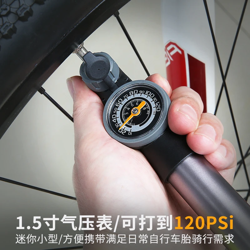 Насос велосипедный Giyo 120psi умный клапан компактный с Т-образной ручкой | Спорт и