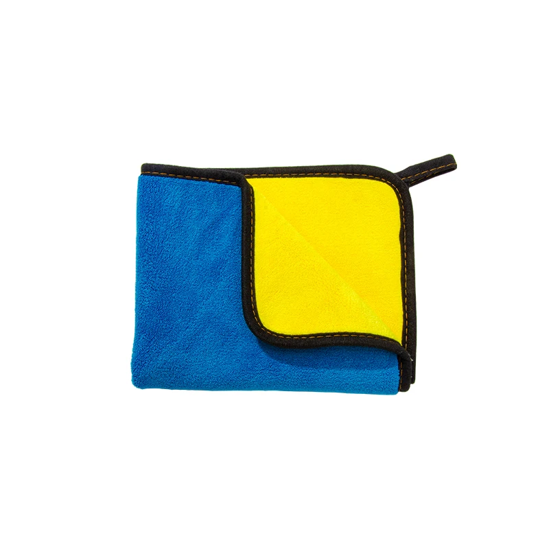 Blue and Yellow 30*40 см полотенца для мытья машины Автомойка уход, полировка плюшевые микрофибры чистки автомобиля полотенце для мойки и сушки прочная широкая плюшевая Полиэстеровая - Цвет: Blue and Yellow