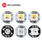 10 шт. WS2812B светодиодный чип с радиатором доска 10 мм x 3 мм WS2811 IC 5050 SMD RGB светодиодный SK6812 RGBW RGBNW RGBWW чёрно-белые печатные платы DC5V