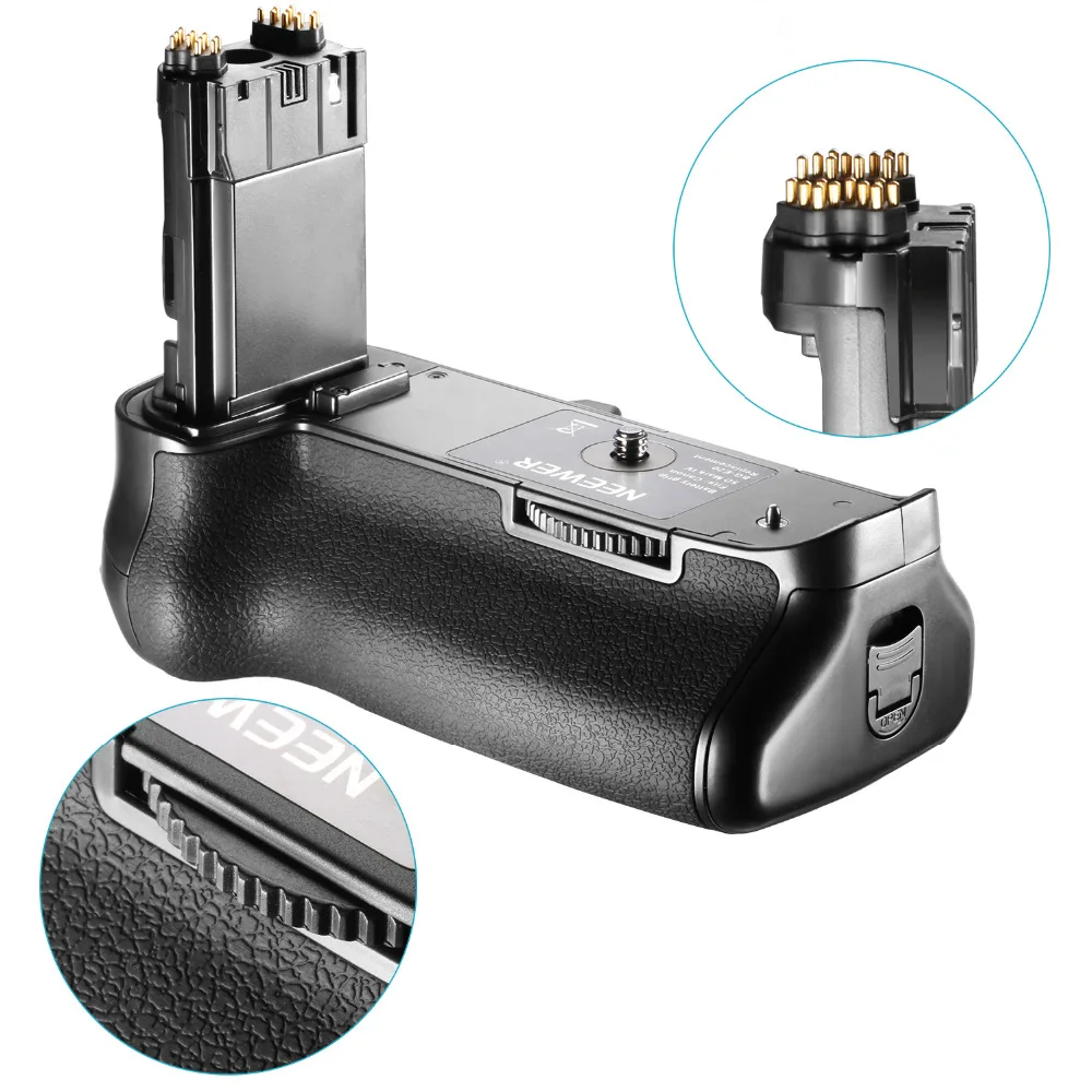 Neewer NW-5D Mark IV замена Canon BG-E20 батарейный блок с 2 перезаряжаемыми аккумуляторами 7,4 в 2000 мАч LP-E6