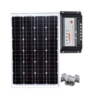 Buy Direct From China 60W Solar Panel Solar Battery Charger 12v Solar Charging Controller 12/24v 10A  Z Bracket Mount Camping