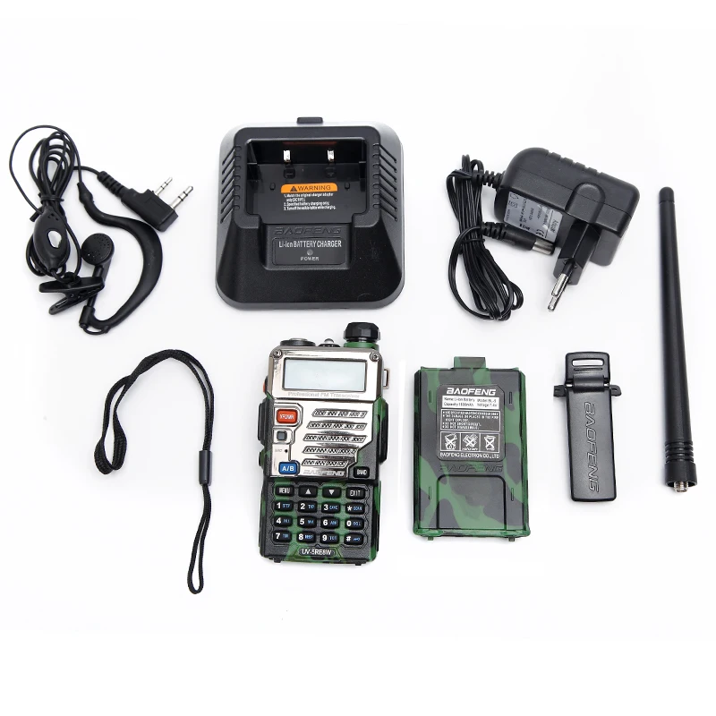 BaoFeng UV-5RE 8 Вт мощная рация с двумя диапазонами UV5RE plus двухстороннее радио Ручной 10 км дальний ветчина Охота