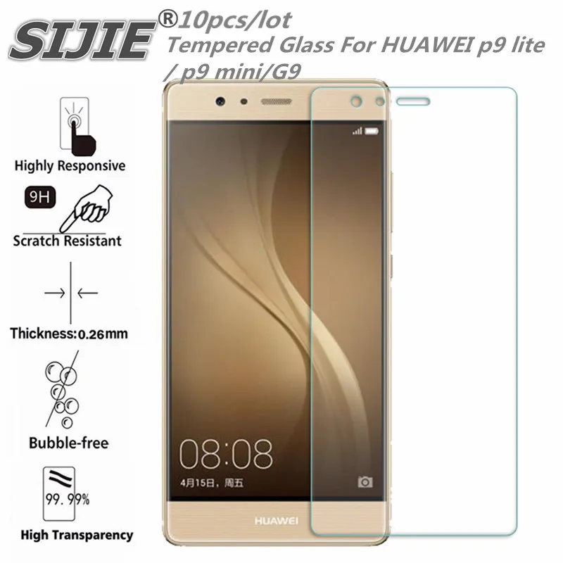 10 шт. закаленное стекло для HUAWEI p9 lite mini G9 Venus VNS TL00 защитный экран 5 2 дюймовый чехол