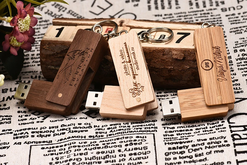 SHANDIAN USB 3,0 логотип персональный деревянный USB флеш-накопитель креативный подарок заказной логотип дерево u диск Флешка 4G 8GB 16GB 32GB
