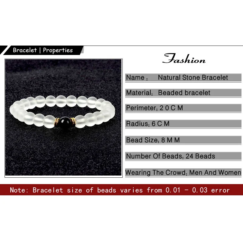 Модные эластичные бусины из веревки браслеты для женщин Винтажный Круглый