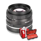 Meike 35 мм f1.4 ручной фокус объектив для Sony E-mount A7II A6000 A7Fuji x mountCanon EOS-M M6 M50M43 беззеркальная камера + APS-C