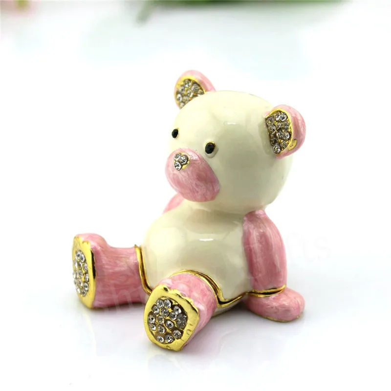

Free Shipping Animal Design Bear Shaped Trinket Box Jewelry Box Birthday Gifts
